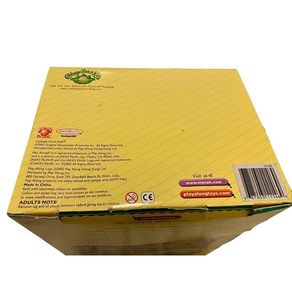 Cabbage Patch Kids Babies Doll 2005 Estrella Joyoe Birth Cert Boxed Play Along - Picture 10 of 14